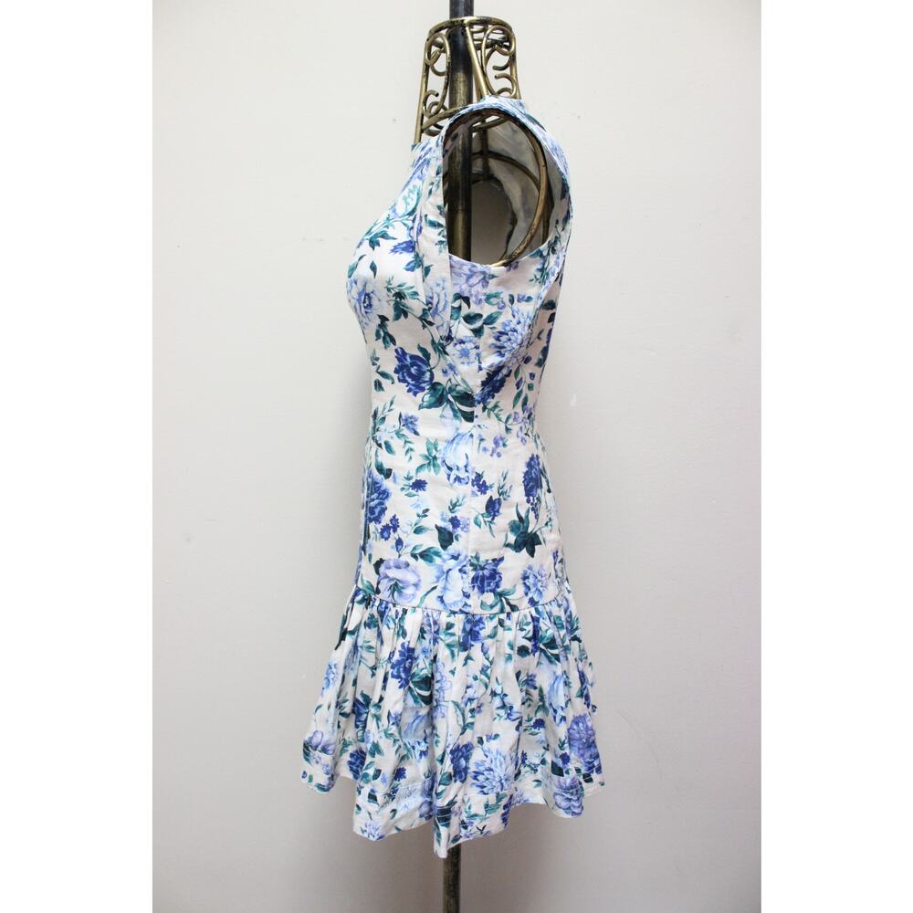 Zimmermann Blue Ruffled Fit-and-Flare Sundress - Picture 3 of 5